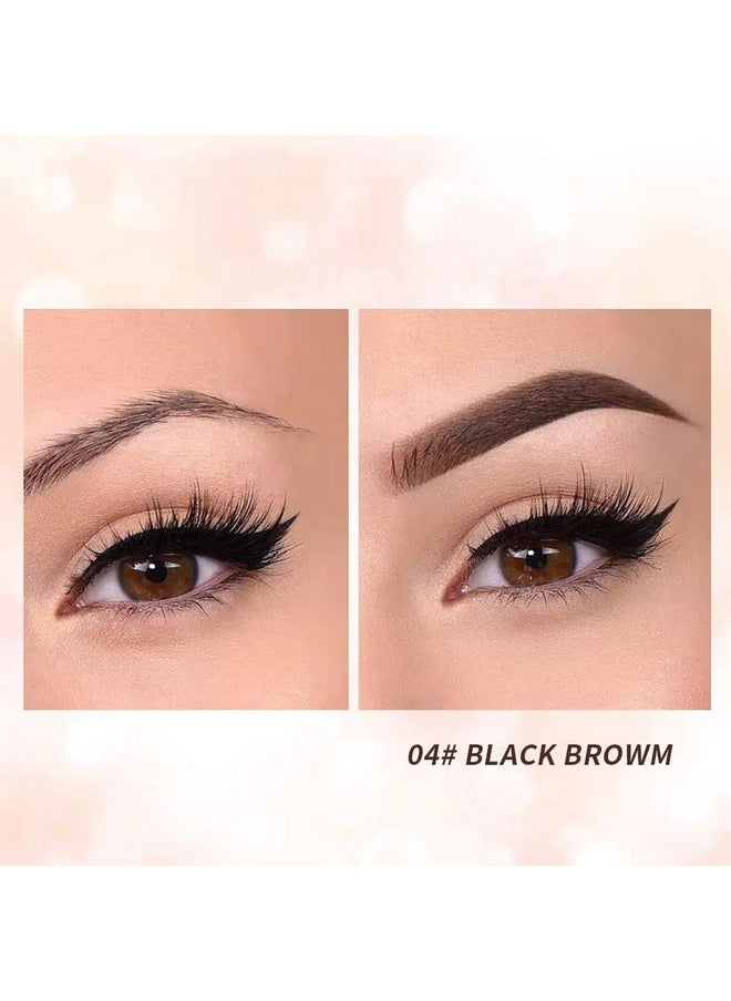 ELLESY Eyebrow Powder Makeup Eyebrow Palette Long-Lasting and Waterproof Makeup Eye brow Powder Palette Soft Texture For Naturing Looking Eyebrow Color With Mirror(Black Brown)