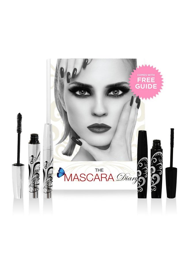 400x Silk Fiber Lash Mascara - Best for Thickening & Lengthening Eyelashes - Premium Quality, Last All Day, Waterproof, Smudge proof, Hypoallergenic - Includes Carry Case