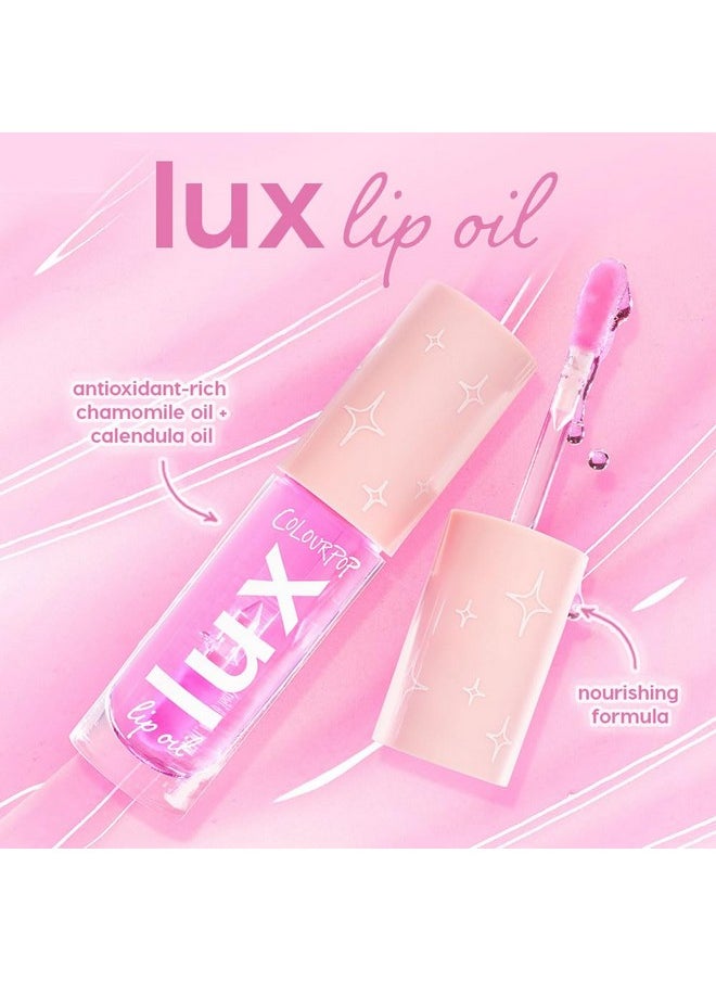 ColourPop Lux Lip Oil - Hydrating, Sheer Tinted Lip Oil Formulated with Antioxidant-Rich Chamomile Extract & Calendula Oil - Non-Greasy, Nourishing Soft-Warm Nude Lip Oil - Skinny Dip (0.16 oz)