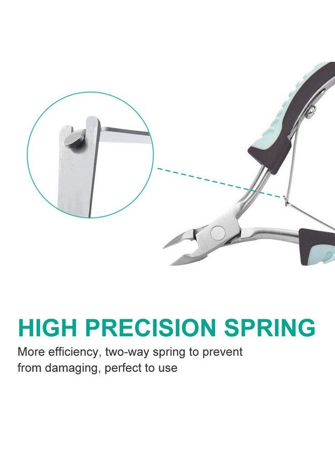 IVON Cuticle Trimmer, Non-Slip Professional Cuticle Nipper Stainless Steel Cutter