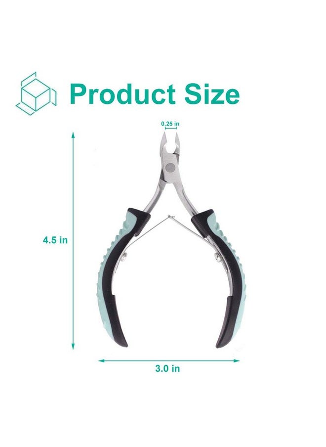 IVON Cuticle Trimmer, Non-Slip Professional Cuticle Nipper Stainless Steel Cutter