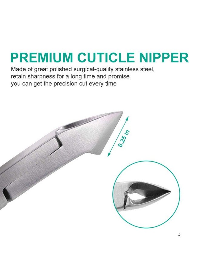 IVON Cuticle Trimmer, Non-Slip Professional Cuticle Nipper Stainless Steel Cutter