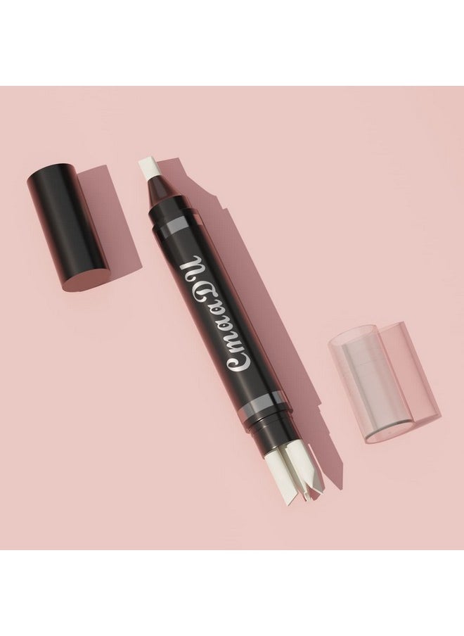 Eye Makeup Remover Pen, Eye Makeup Corrector Pen Makeup Remover Eraser Stick Wash Free Quick Makeup Correction Lipstick Eyeliner Smudged Correction Easy-to Use & Travel-Friendly Makeup Removing Gel Pen With 3-in-1 Replacement Heads