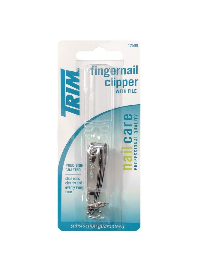 Trim Nailcare Fingernail Steel Clipper with File, Item Number 12500 (Pack of 6)
