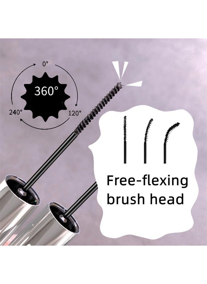 Black Waterproof Mascara for Fine Short Eyelash, Small Wand Brush Mascara, Long-Lasting, Smudge-proof, Voluminous Eyelashes, Gift(1 Pcs)