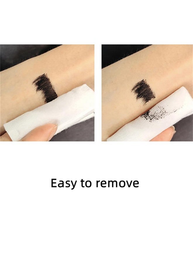 Black Waterproof Mascara for Fine Short Eyelash, Small Wand Brush Mascara, Long-Lasting, Smudge-proof, Voluminous Eyelashes, Gift(1 Pcs)