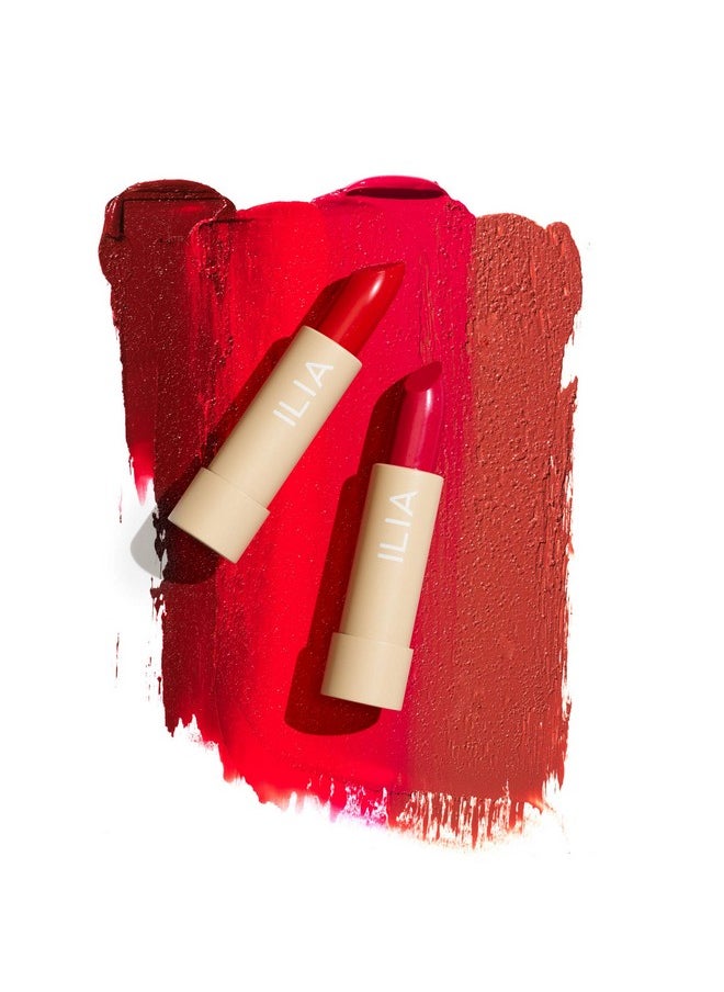 ILIA - Color Block Lipstick | Non-Toxic, Vegan, Cruelty-Free, Hydrating + Long Lasting, No Budge Color with Full Coverage (Amberlight (French Nude With Neutral Undertones), 0.14 oz | 4 g)