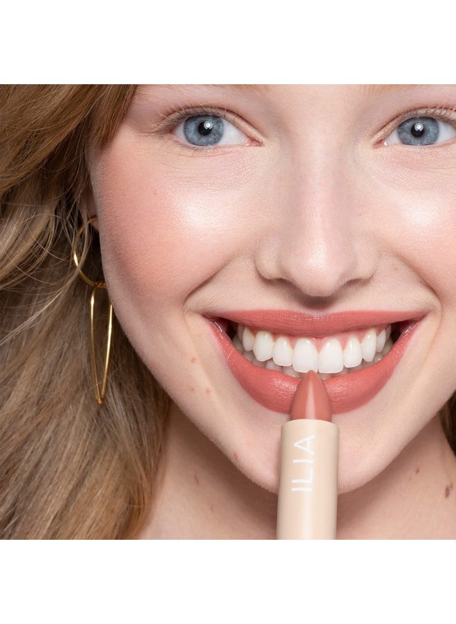ILIA - Color Block Lipstick | Non-Toxic, Vegan, Cruelty-Free, Hydrating + Long Lasting, No Budge Color with Full Coverage (Amberlight (French Nude With Neutral Undertones), 0.14 oz | 4 g)