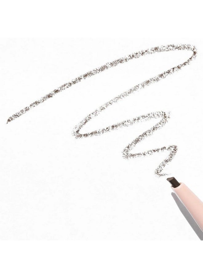 Wander Beauty Upgraded Brow Pencil & Eye Brow Gel - Medium Brown - 2 in 1 Eye Brow Makeup With Castor Oil, Peptides & Panthenol - Two-Sided Brow Filler, Definer, & Lifter for Fuller Brows - 0.05 fl oz