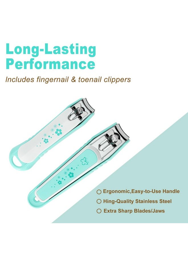 PAFASON Nail Clipper Set with Nail Catcher & Nail File Super Sharp for Fingernail & Toenail Clippers for Men & Women