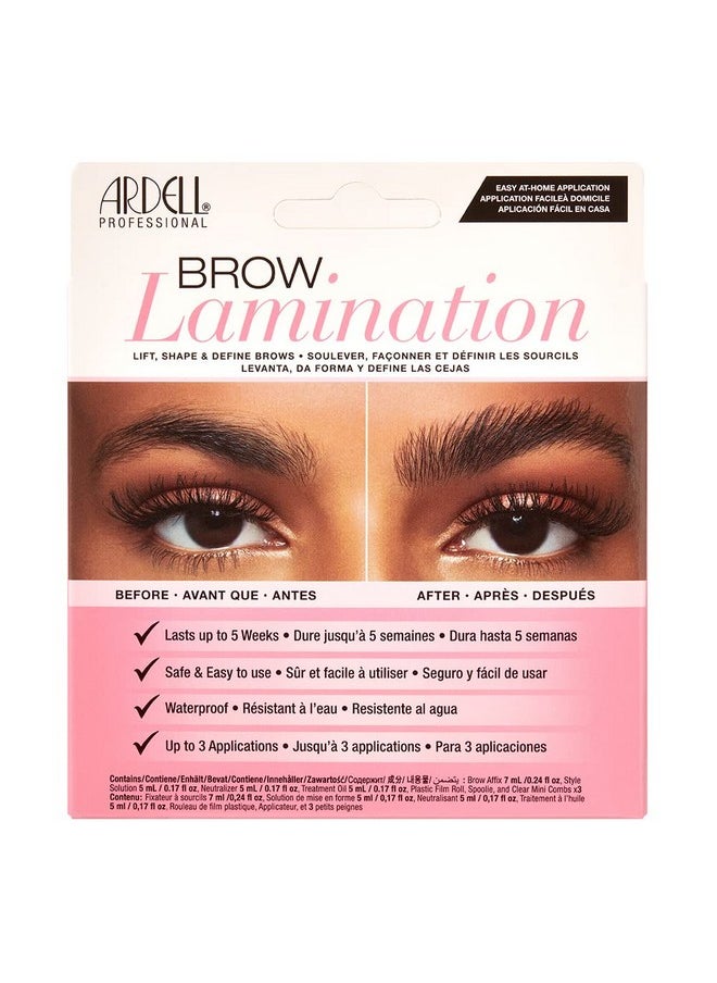 Ardell Brow Lamination Kit, Lift, Shape, and Define Brows, Waterproof, 1-pack