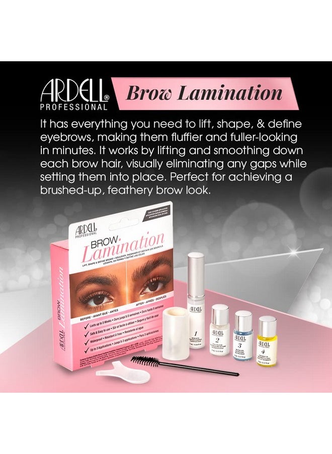 Ardell Brow Lamination Kit, Lift, Shape, and Define Brows, Waterproof, 1-pack