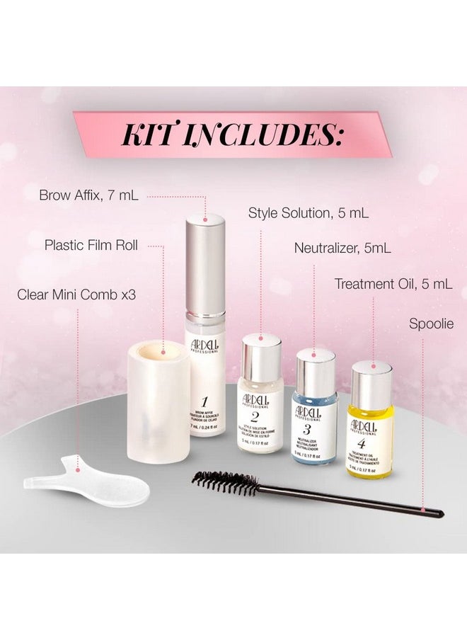 Ardell Brow Lamination Kit, Lift, Shape, and Define Brows, Waterproof, 1-pack