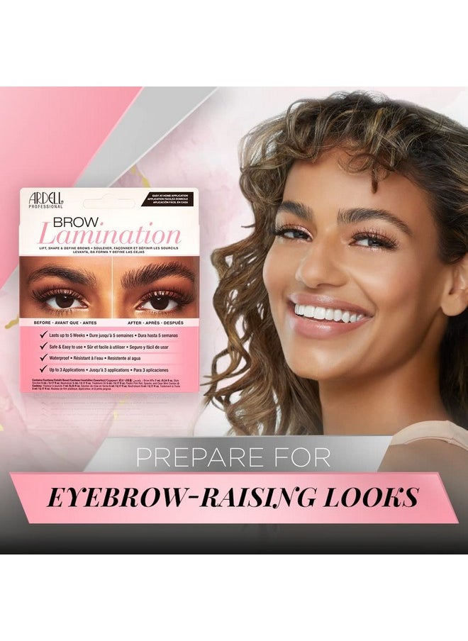 Ardell Brow Lamination Kit, Lift, Shape, and Define Brows, Waterproof, 1-pack