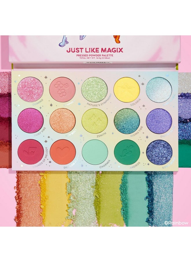 ColourPop Winx Club Shadow Palette - Pastelle Palette with Metallic and Matte Finishes - High-Pigment Makeup with a Long-Wearing Formula - Just Like Magix (0.58 oz)
