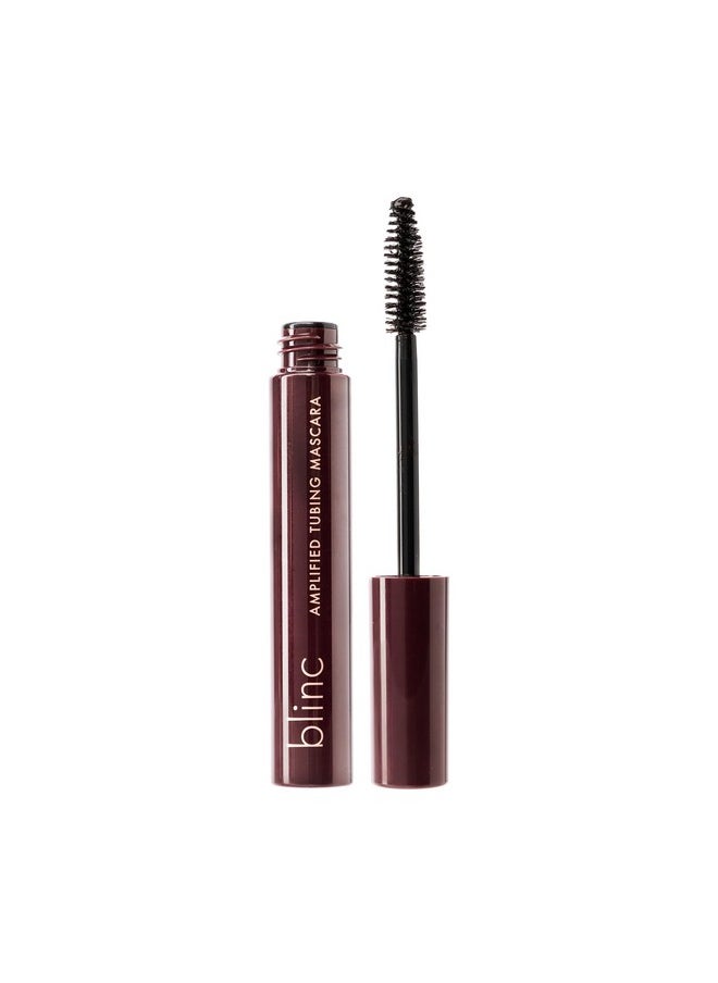 Blinc Amplified Tubing Mascara, Ultra-Longwearing Washable, Soft-Glam Volumizing, Lengthening and Defining, Gluten & Cruelty Free, Black, 9mL / 0.30 Fl. OZ