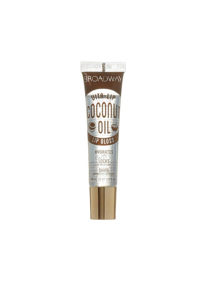 6-PACKS Kiss Broadway Clear Lip Gloss (Coconut Oil)
