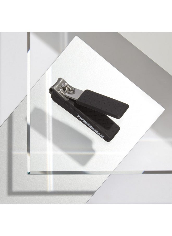 Tweezerman Precision Grip Fingernail Clipper, Black