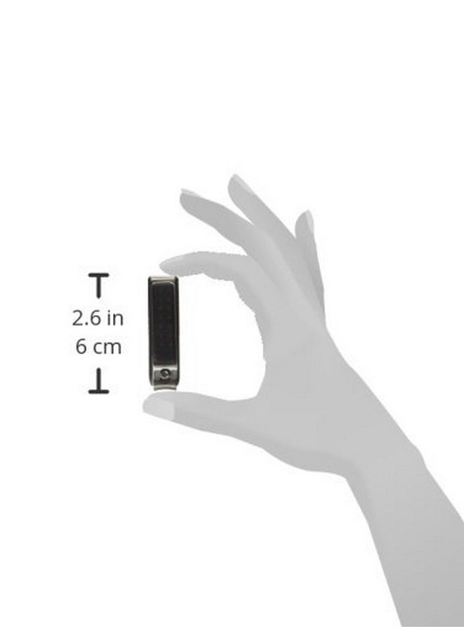 Tweezerman Precision Grip Fingernail Clipper, Black