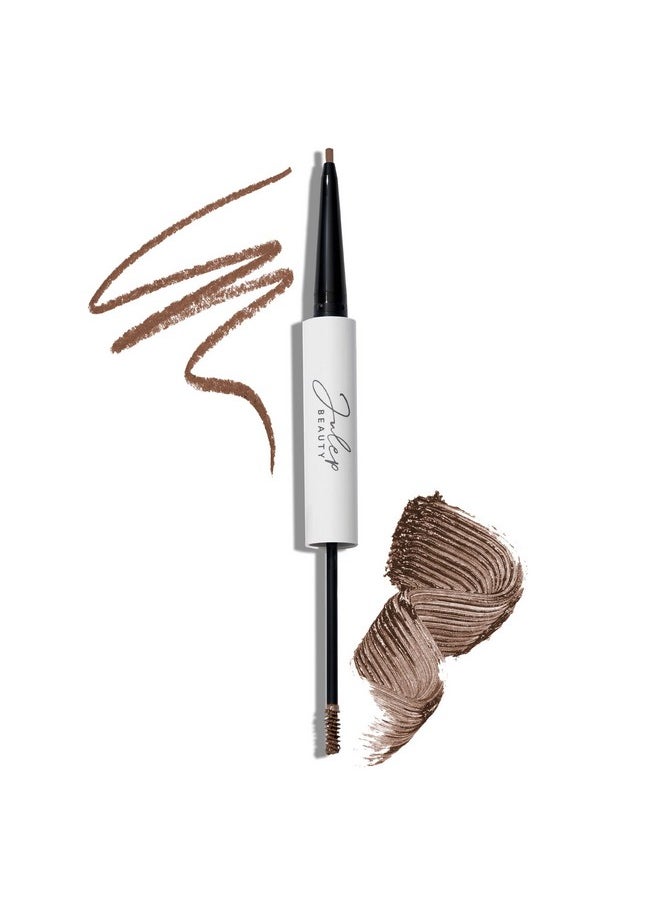 Julep Brow 101 Sculpting Pencil & Tinted Brow Gel Set - Dual-Ended Eyebrow Tool with Brush and Precision Tip - Long-Lasting, Waterproof Formula for Perfectly Defined and Tinted Brows -Medium Brown
