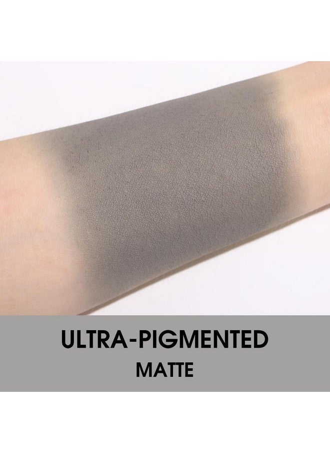 UCANBE Gray Single Eyeshadow Palette, Highly Pigmented Matte Eye Shadow Powder, Professional Long-Lasting Waterproof Makeup Palette