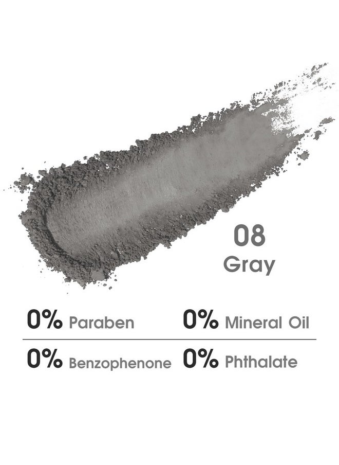 UCANBE Gray Single Eyeshadow Palette, Highly Pigmented Matte Eye Shadow Powder, Professional Long-Lasting Waterproof Makeup Palette