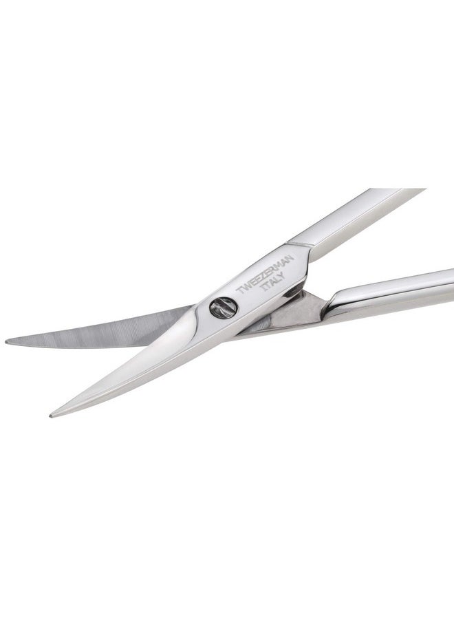 Tweezerman Long Lasting Sharp Cuticle Scissors, Nickle Plated