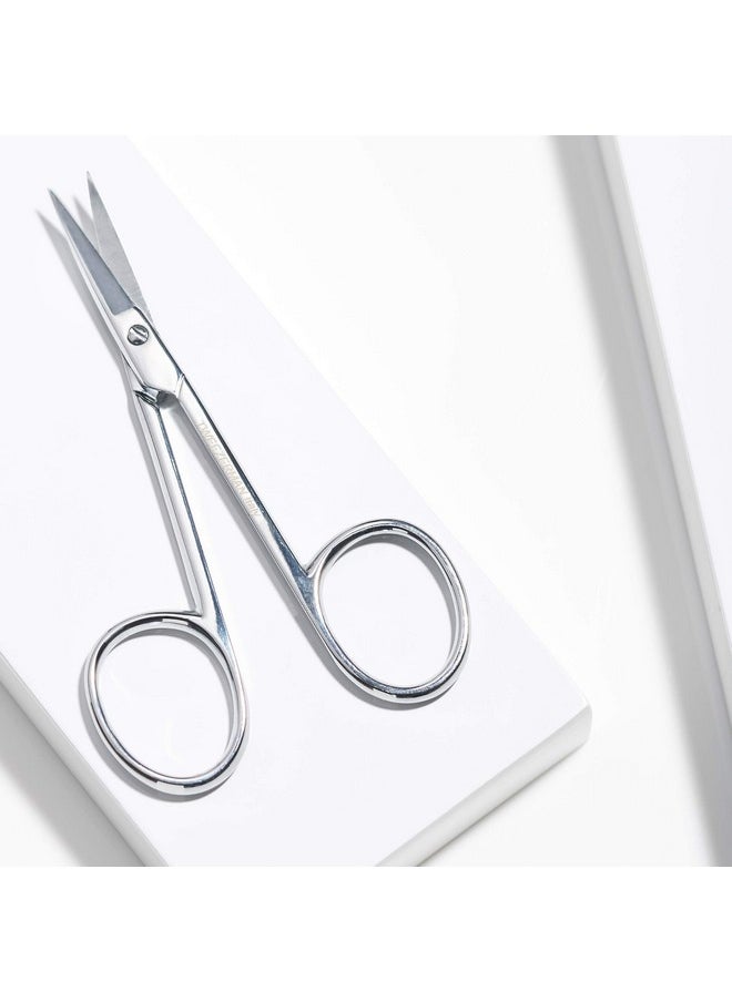 Tweezerman Long Lasting Sharp Cuticle Scissors, Nickle Plated