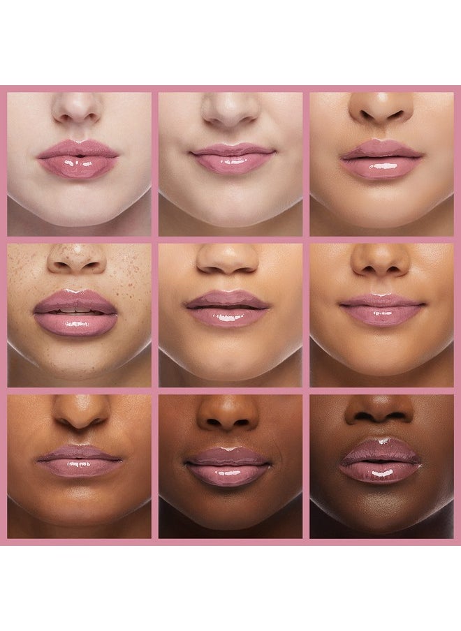 Palladio Lip Gloss, Non-Sticky Lip Gloss, Contains Vitamin E and Aloe, Offers Intense Color and Moisturization, Minimizes Lip Wrinkles, Softens Lips with Beautiful Shiny Finish, Passion Pink