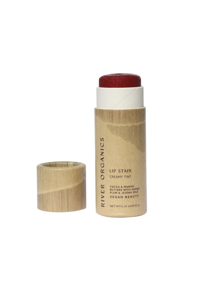 Organic Lip Stain | Vegan + Cruelty Free | Long Lasting, Toxic Free | 2 Colors 