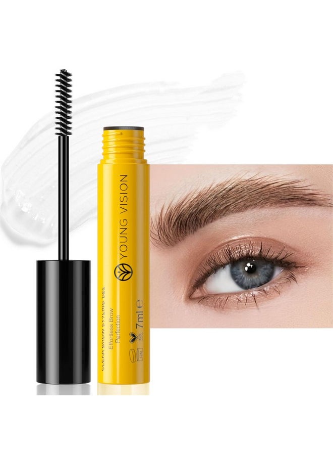 YOUNG VISION Eyebrow Gel - Long-Lasting Brow Glue, Waterproof Clear Brow Gel, Smudge-Resistant, Quick-Dry Brow Wax for Defined Brow Sculpting