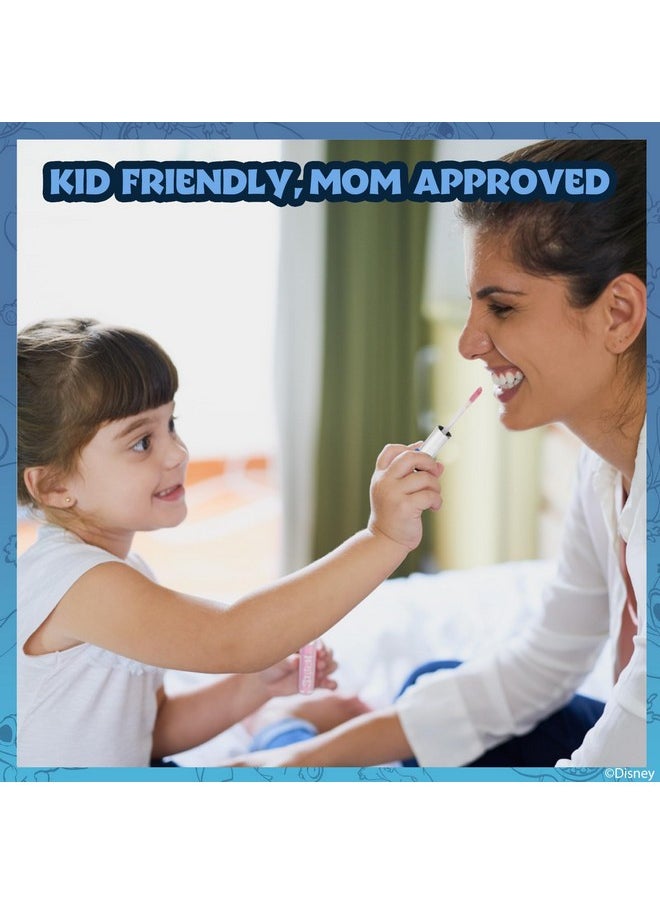 Townley Girl Disney Stitch 10 Piece Plant Based Lip Gloss, Girls Party Favors, First Makeup Set for Girl, Perfect for Parties, Sleepovers, and Birthday Gifts, Ages 3