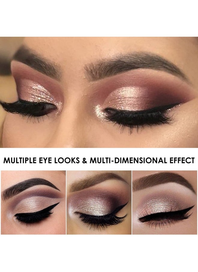 FOCALLURE 2PCS Liquid Glitter Eyeshadow,Metallic Shimmer Eye Shadow,Long Lasting Waterproof Eye Makeup,High Pigmented Quick-Drying Sparkling Eyeshadow Highlighter,Tiramisu