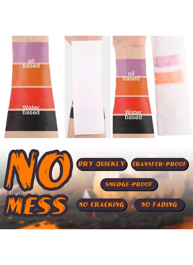 BOBISUKA Light Purple Face Body Paint Stick Water Based Face Painting Kit Eye Black Sticks for Sports Quick Drying Foundation Makeup for Halloween Ursula Dabi Widowmaker Cosplay SFX Costume Party