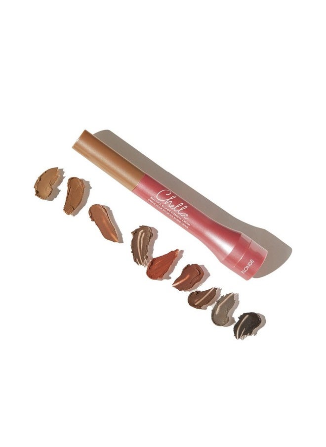 Chella Eyebrow Cream, Awesome Auburn - Vegan, Cruelty Free, Paraben Free, Gluten Free Eyebrow Pomade Makeup - Long Wearing, Velvet Consistency, Water Resistant