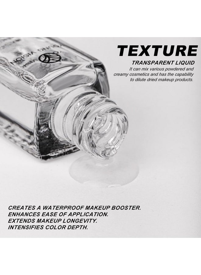 YOUNG VISION Makeup Mixing Liquid - Eyeshadow/Foundation Mixing Medium, Eyeliner Sealer, Pigment Enhancer, Glitter Adhesive, Waterproof Custom Makeup Converter, 9ml/0.3 fl oz