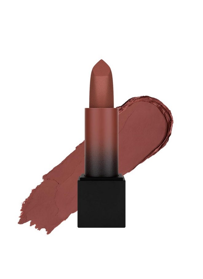 Huda Beauty Power Bullet Matte Lipstick - First Kiss A cute pinky brick (warm toned) .3g / 0.1 oz