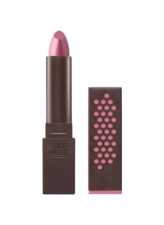 Burt's Bees 100% Natural Glossy Lipstick,Rose Falls - 1 Tube