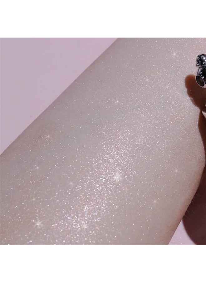 Go Ho Hair and Body Glitter Spray,Festival Glitter Dry Powder Makeup for Clothes,Silver Glitter Spray Loose Sparkle Powder,Holographic Ultra Fine Glitter,Resin Glitter for Crafts,10g