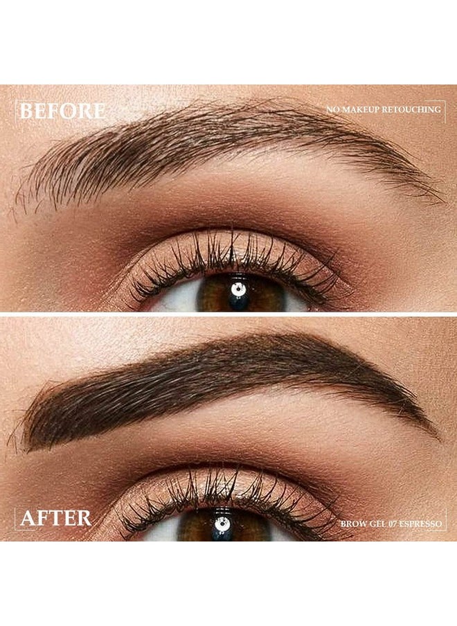 Tinted Thickening Brow Mascara,Brow Fast Sculpt,Waterproof, Transfer-proof, Brush to Fill in Eyebrows and Cover Gray Hairs - Cruelty Free - Light Medium Brown (1pc 07 Espresso)