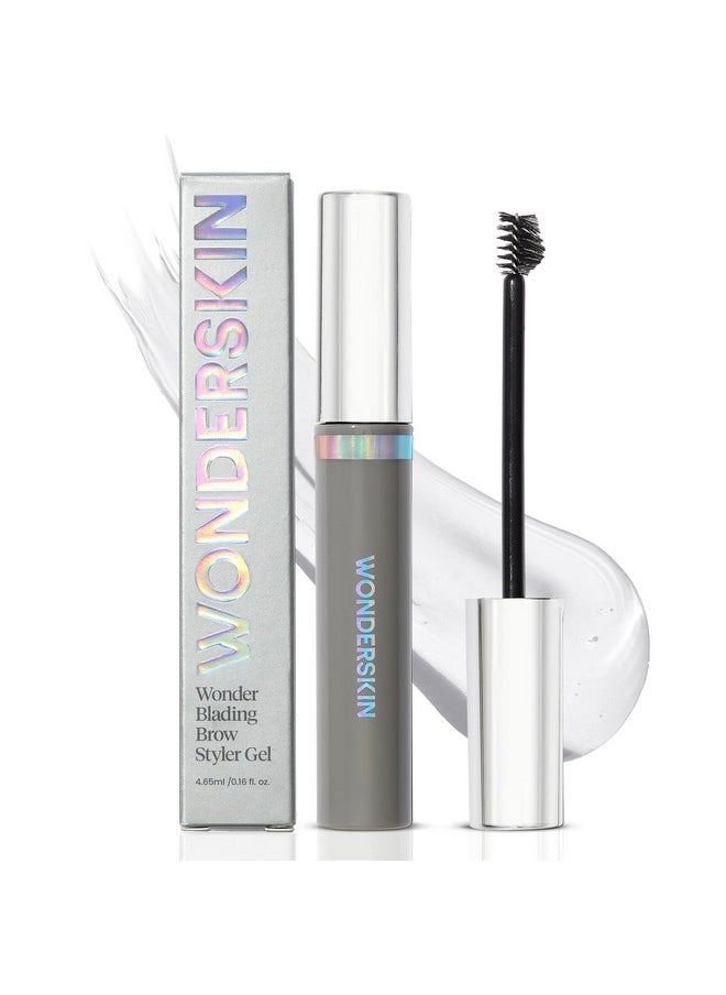 Wonderskin Wonder Blading Brow Styler Gel, Long Lasting Clear Eyebrow Gel, Lightweight Brow Styler Gel, Volumizing Brow Gel