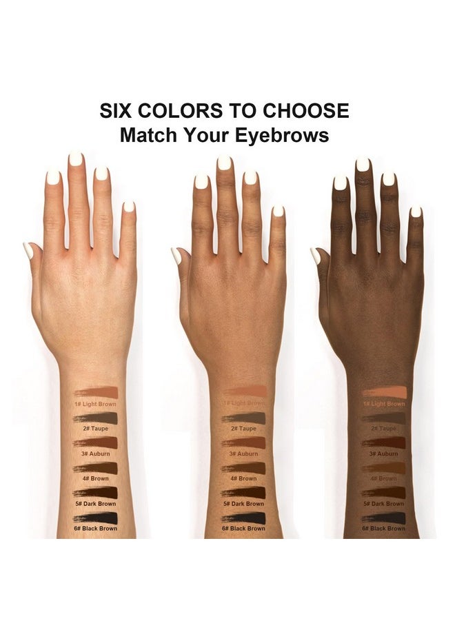 TurritopsisD Micro Brow Pencil 【2-Pack Taupe】 Eyebrow Pencil Waterproof Pro Long-Lasting Precision Micro-Tip Ultra-thin Built-in Soft Spoolie