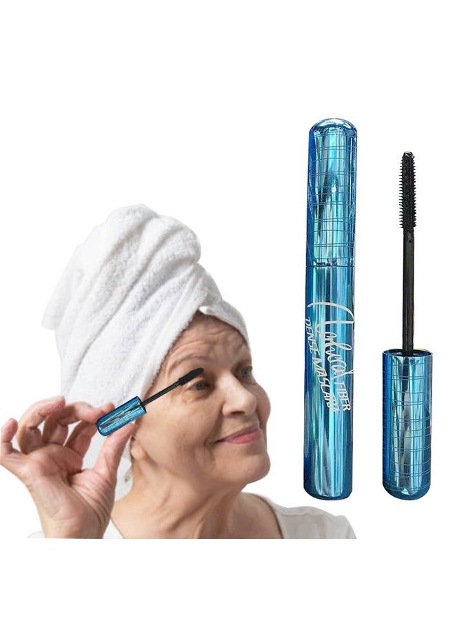 Mascara for Older Women 60 Plus, Mascara for Women over 60 with Thinning Lashes, Waterproof Mascara Black, Hypoallergenic Tubing Mascara Black Volume and Length for Sensitive Eyes (1 Pack)