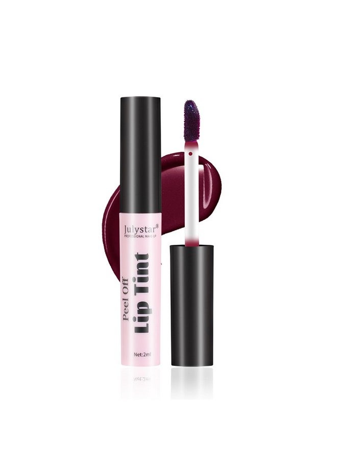 SWETIYOU Peel Off Lip Stain, Long Lasting Waterproof and Transfer Proof Lip Tint, Matte Finish Peel Off Lip Stain, Non-stick Cup Peel Off Lipstick Lip Makeup for Women Girls