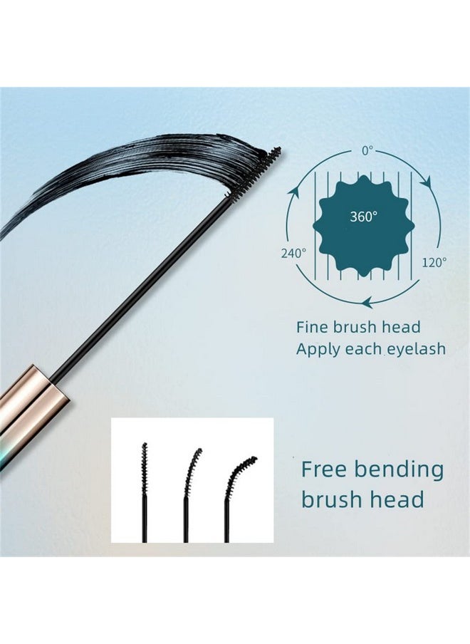 Ultra Fine Waterproof Mascara for Fine Short Eyelash,Skinny Black Mascara,Catching Tiny Eyelashes，Lengthening & Thickening Mascara (1 Pcs)