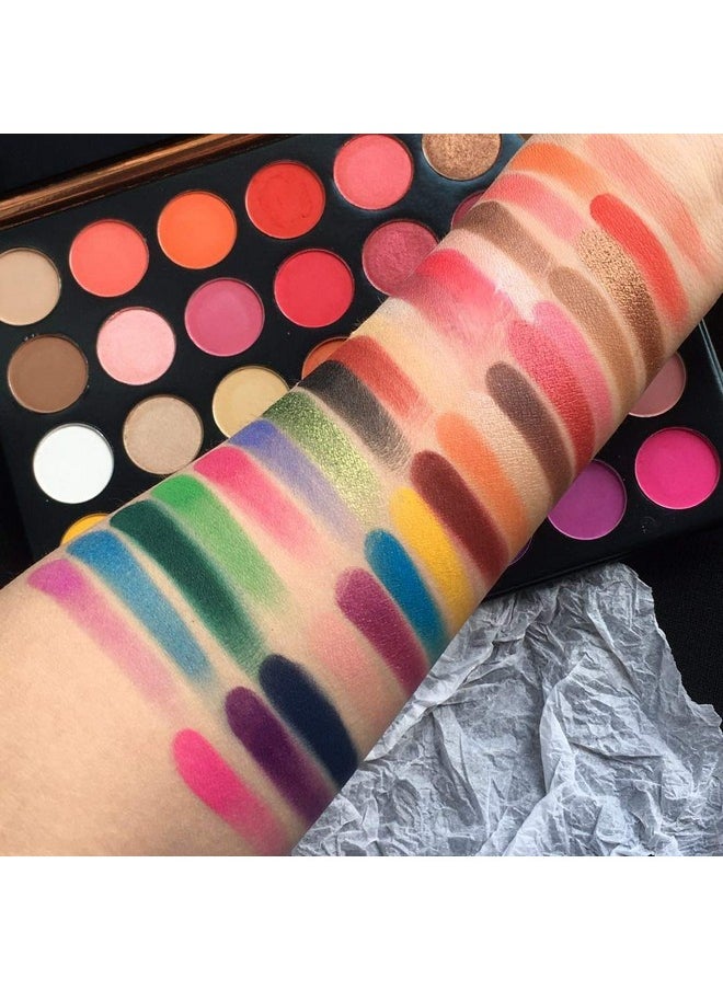 35 Color Studio Eyeshadow Palette for Halloween Makeup, Pop Makeup Inner Artist Matte Shimmer Luminous Velvet Texture Pressed Colors Powder Creamy Eye Shadow Blendable Natural Makeup Palette
