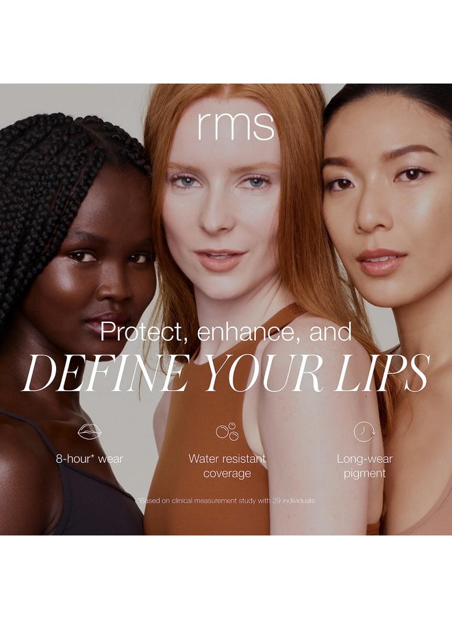 RMS Beauty Go Nude Lip Pencil - Long Lasting Lip Liner Pencil, Makeup Lip Liner & Lip Pencil Sharpener, Nude Lip Liner & Pencil Lip Liner Sharpener