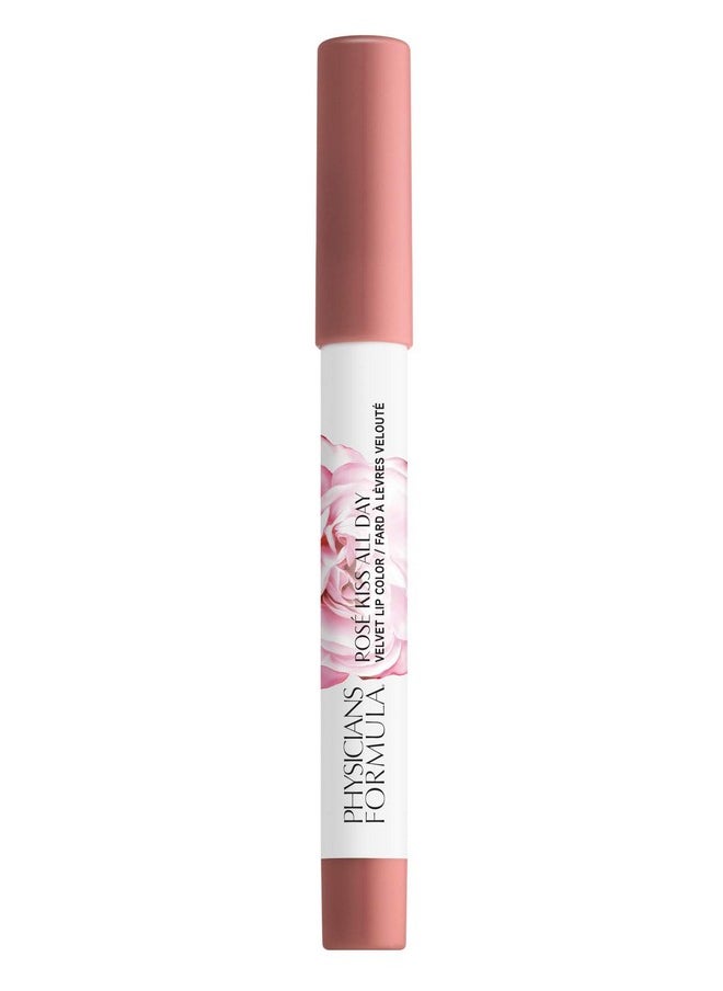 Physicians Formula Rosé Kiss All Day Velvet Lip Color Pillow Talk | Dermatologist Tested, Clinicially Tested