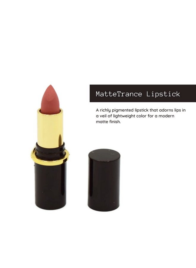 Mini Divine Rose Lip Trios Gift Set:: MatteTrance Lipstick, LUST: Lip Gloss, PermaGel Ultra Lip Pencil - Long Lasting Rosy Glossy Lip Makeup, 0.05 oz