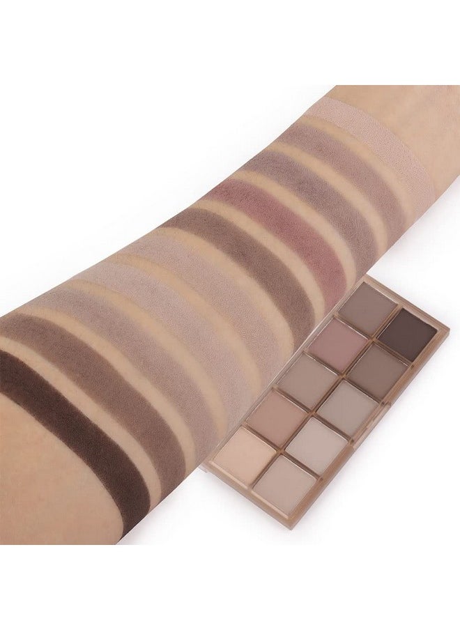 AMY'S DIARY 10 Colors Eyeshadow Eye Shadow Palette Makeup,Matte Naked Eye Shadow, Ultra-Blendable, Naturing-Looking, Long Lasting, Neutral Nudes Eye Shadow Palette for Women